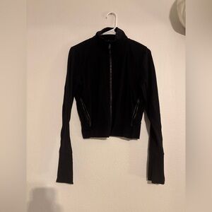 lululemon athletica Black Bomber Jacket